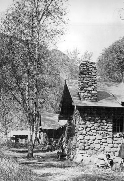 Grand Canyon Historic- Phantom Ranch Guest Cabins c. 1950